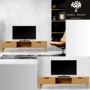 Szafka RTV-16 Drewno Lite Dąb Loft Lakier Rozmiary od 100 cm do 200 cm PREMIUM